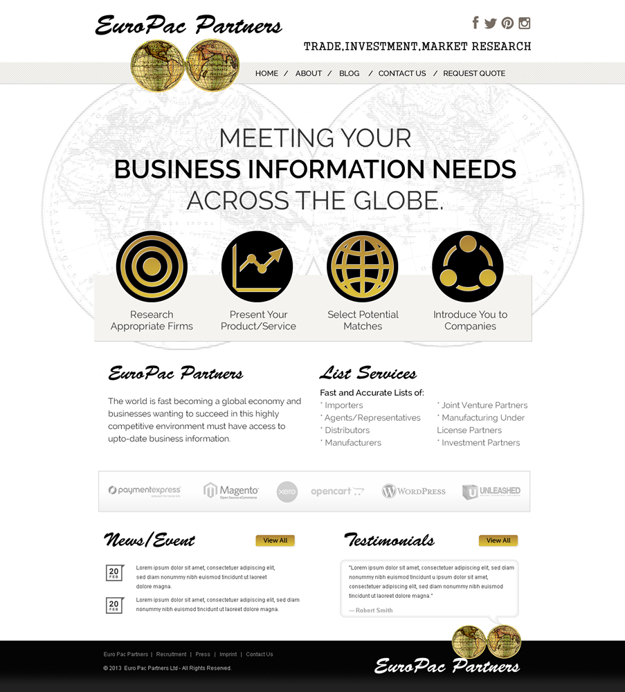 Web Design by Behriatech for this project | Design #2098907
