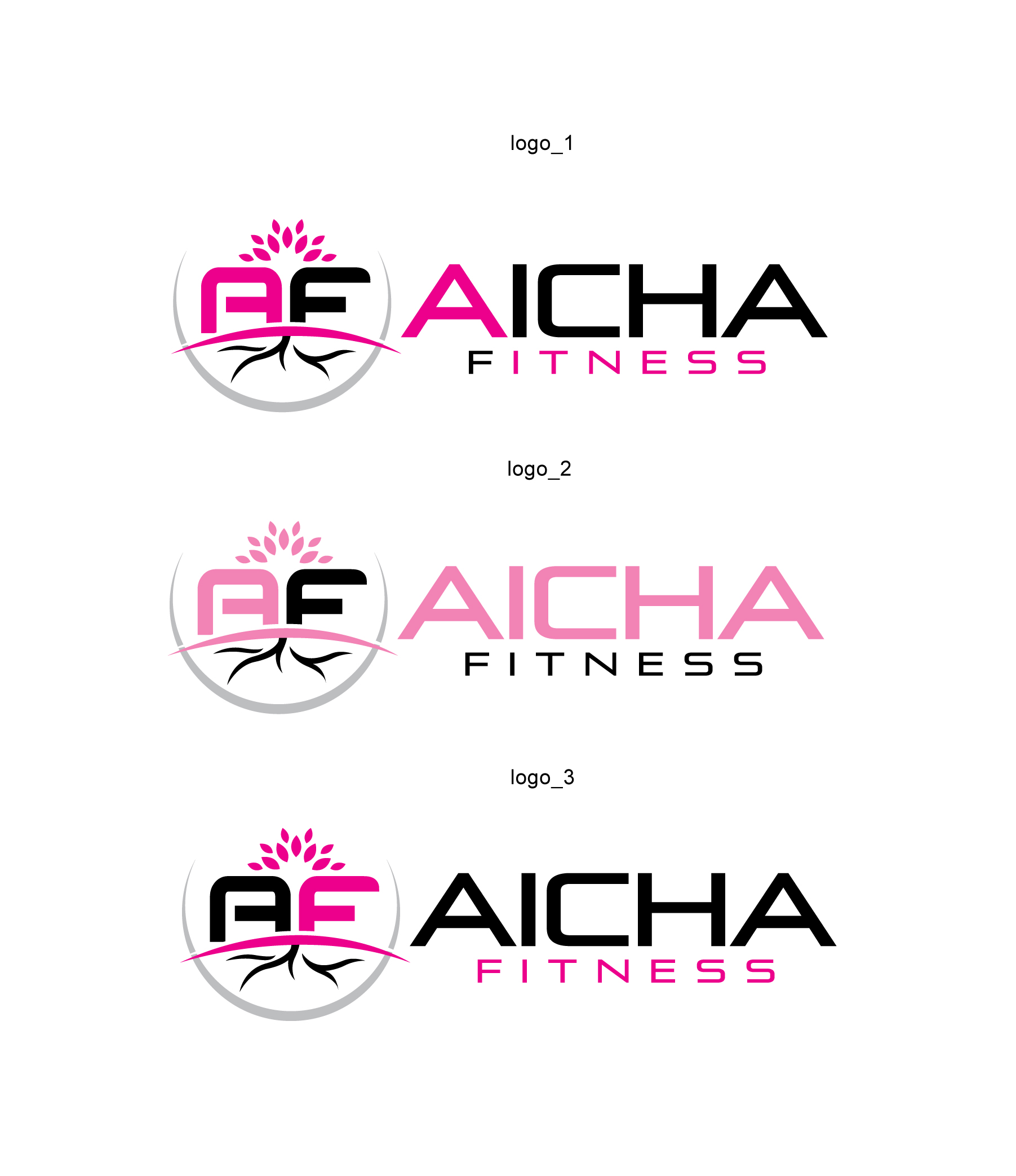 Logo Design by designguru for Aicha Fitness | Design: #9599375