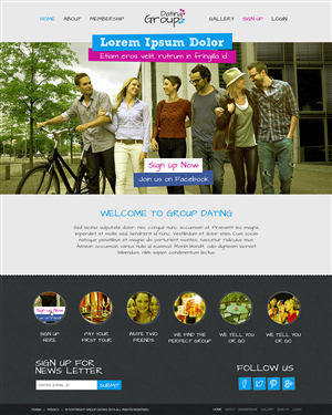 Web Design by Latest Design Ideas for Meeets | Design: #2597300