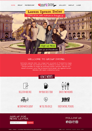 Web Design par Latest Design Ideas pour Meeets | Design : #2604343