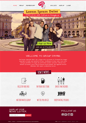 Web Design par Latest Design Ideas pour Meeets | Design : #2629935