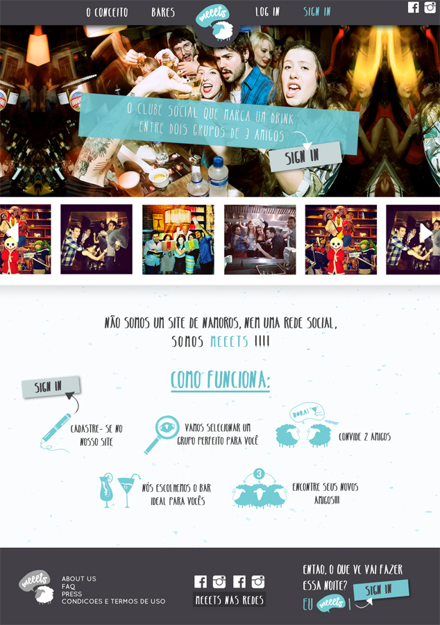Diseño Web por Pauli jg para Meeets | Diseño #2646652