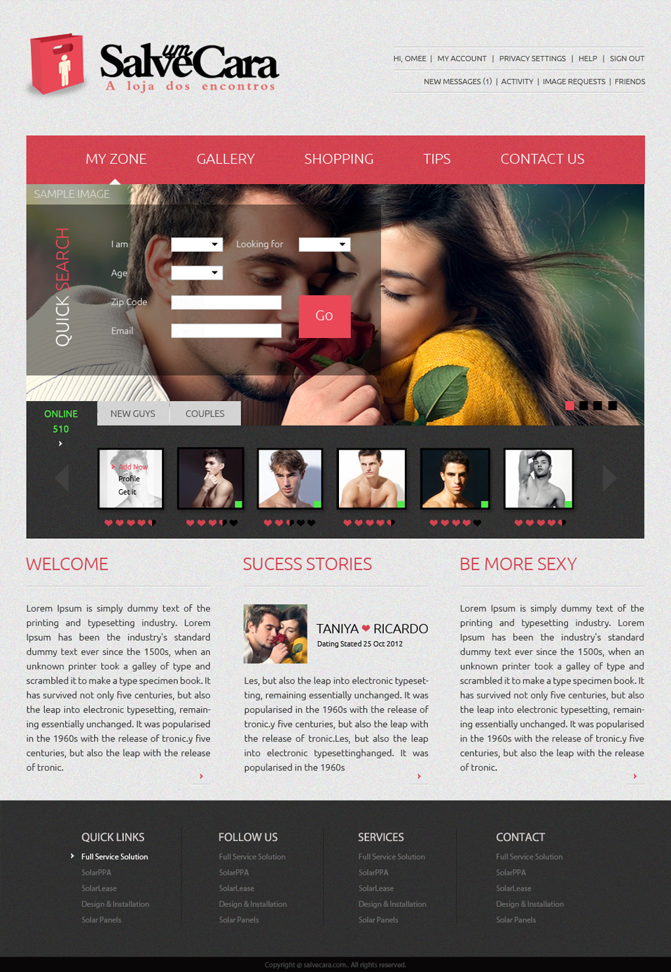 Web Design by Omee for Meeets | Design #2124934