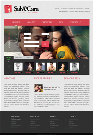 Group Dating Website Design - Meeets | Web Design by Omee