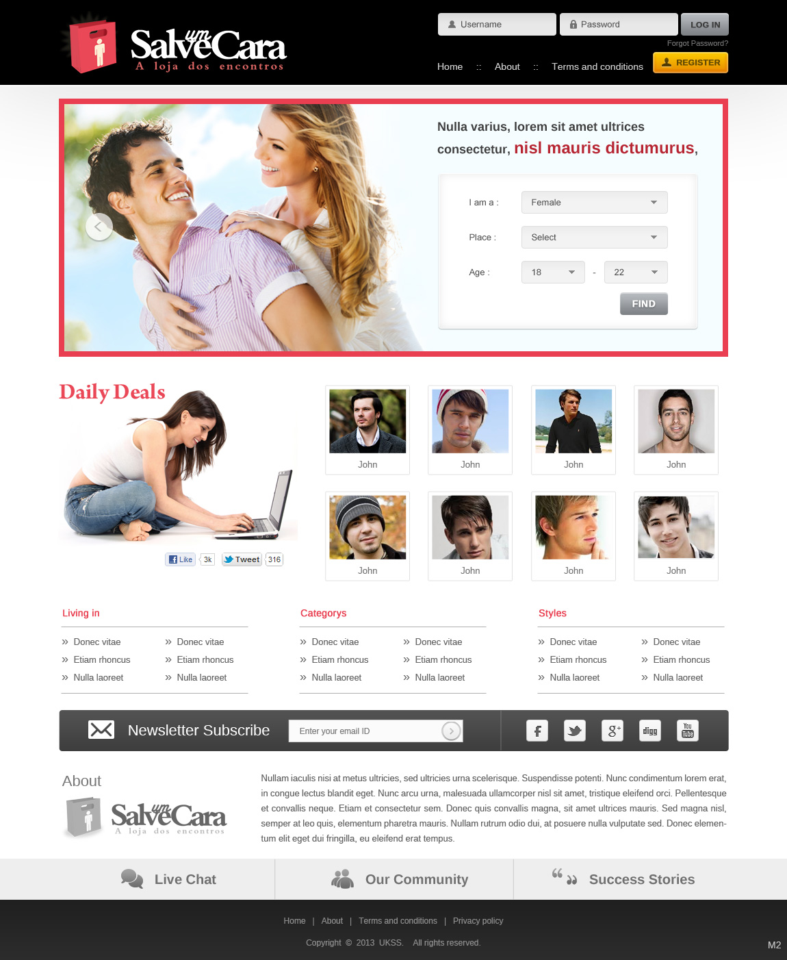 Web Design by pb for Meeets | Design #2091310