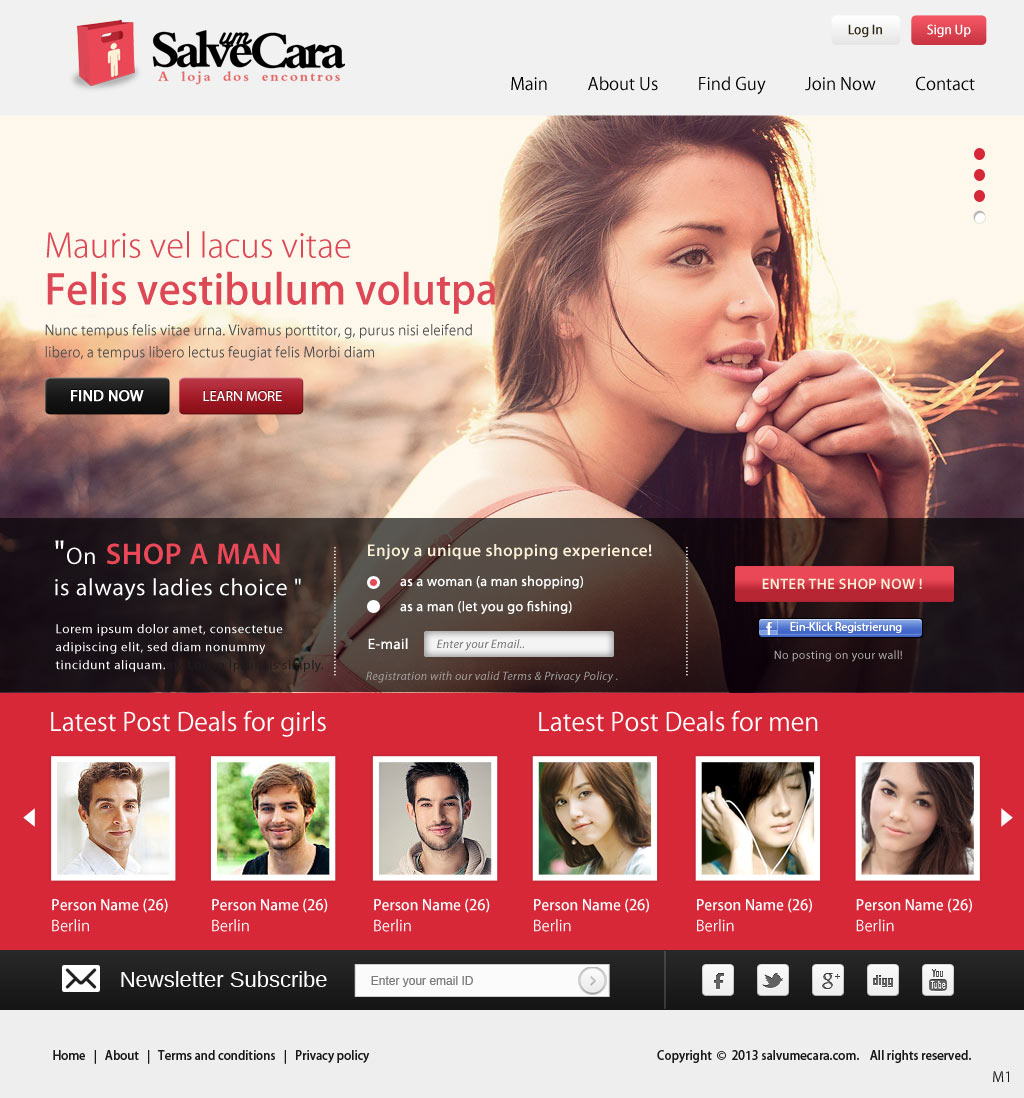 Web Design by pb for Meeets | Design #2100499