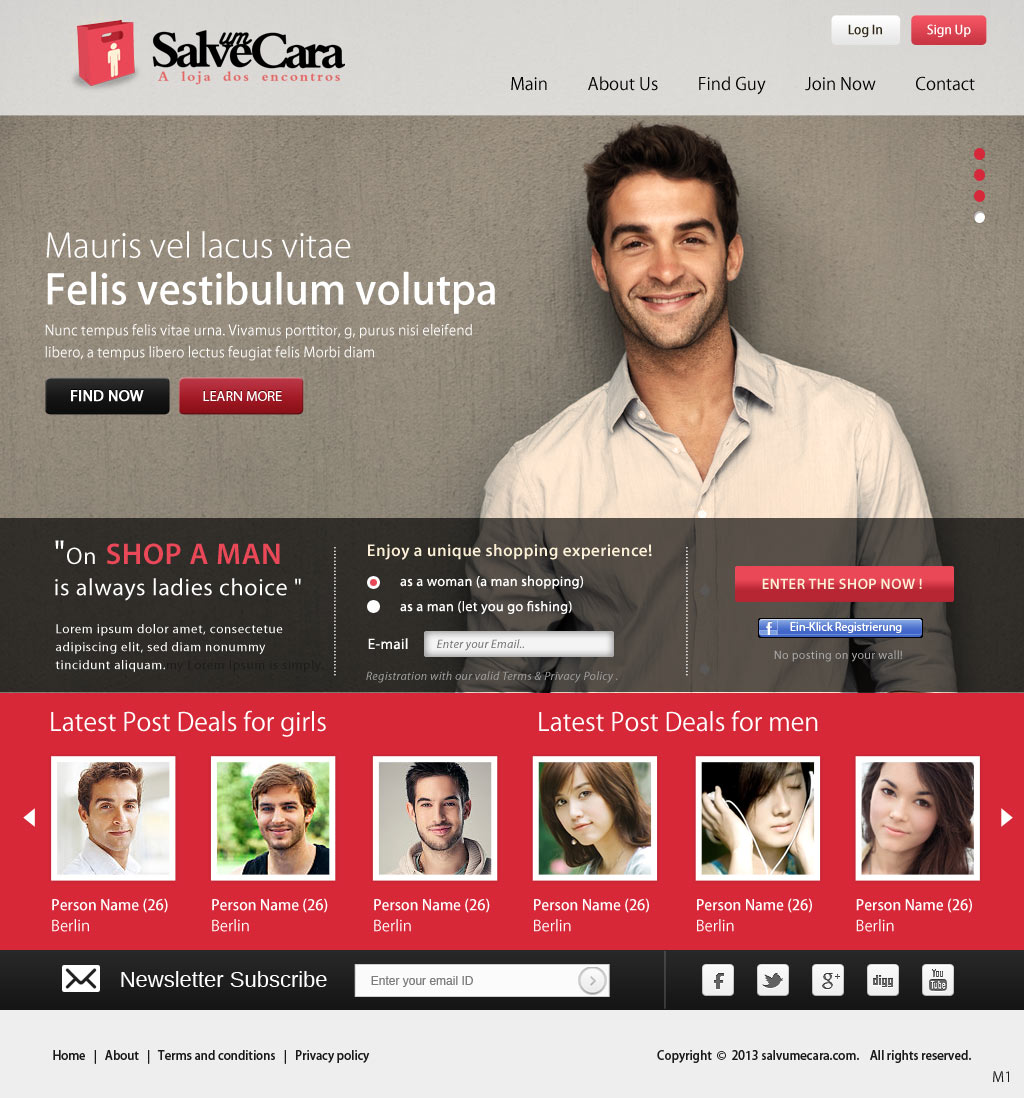 Diseño Web por pb para Meeets | Diseño #2116337