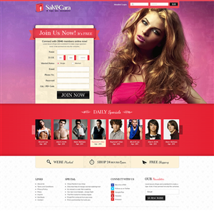 Web Design by the-lion-king for Meeets | Design: #2120393