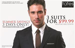 Werbe-Design von OFNEXT für Tates Menswear | Design: #2107206
