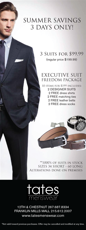 Werbe-Design von Kburks für Tates Menswear | Design: #2100065