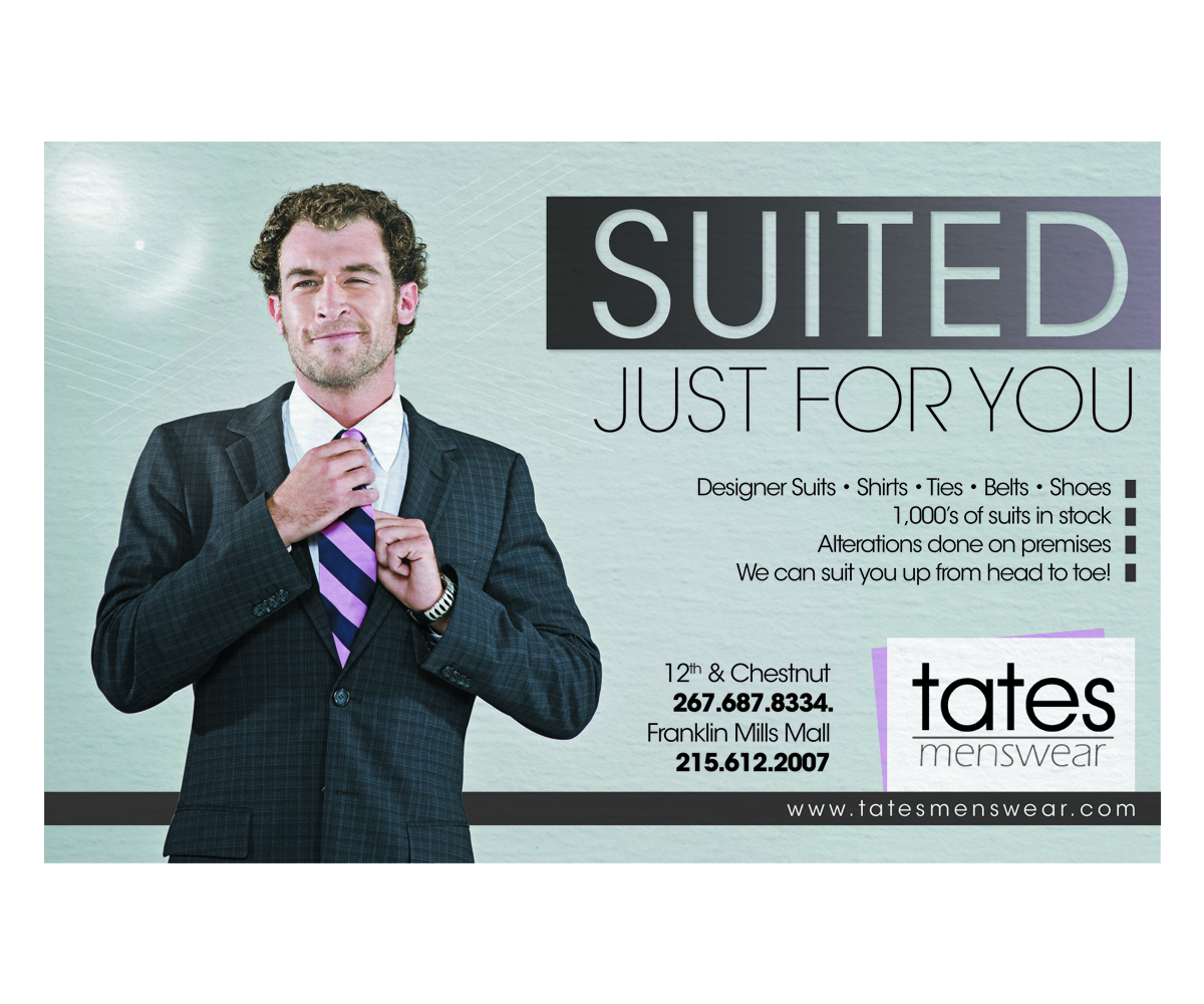 Werbe-Design von Elly für Tates Menswear | Design #2085482