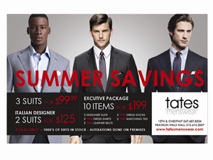 Werbe-Design von designshart für Tates Menswear | Design: #2087701