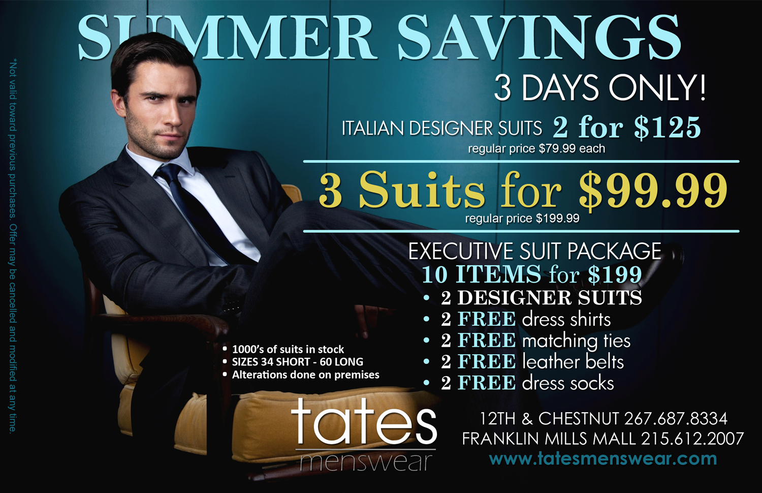 Advertisement Design by FCJ_GRAPHICS for Tates Menswear | Design #2120487