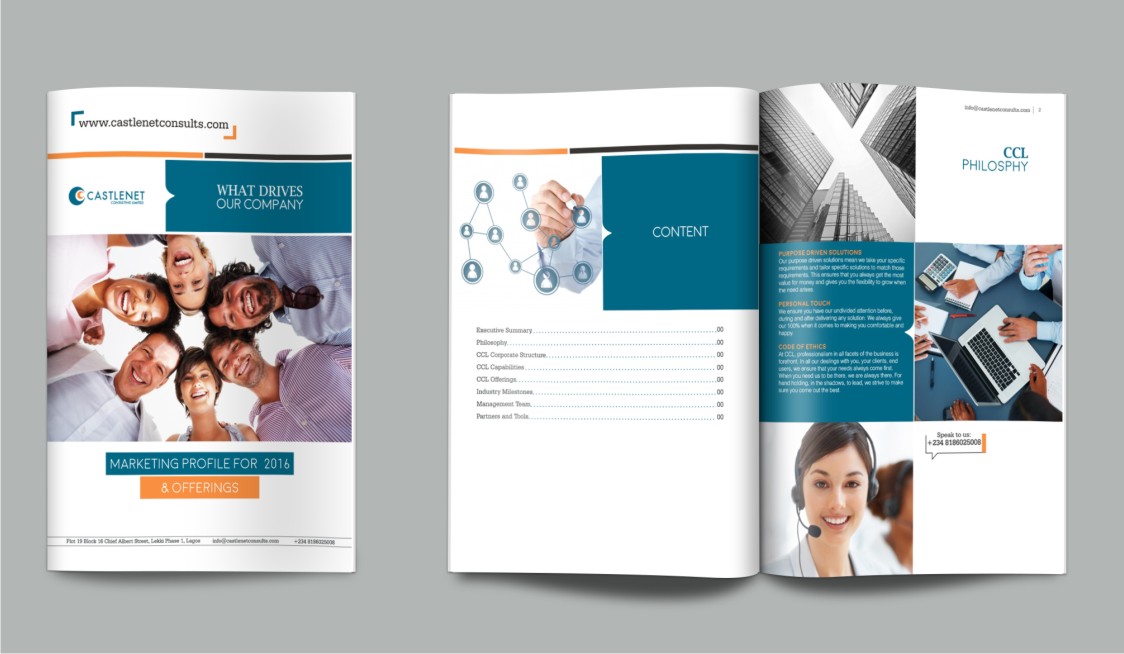 Brochure Design by hema dhawan for Castlenet Consulting Limited | Design #9760781