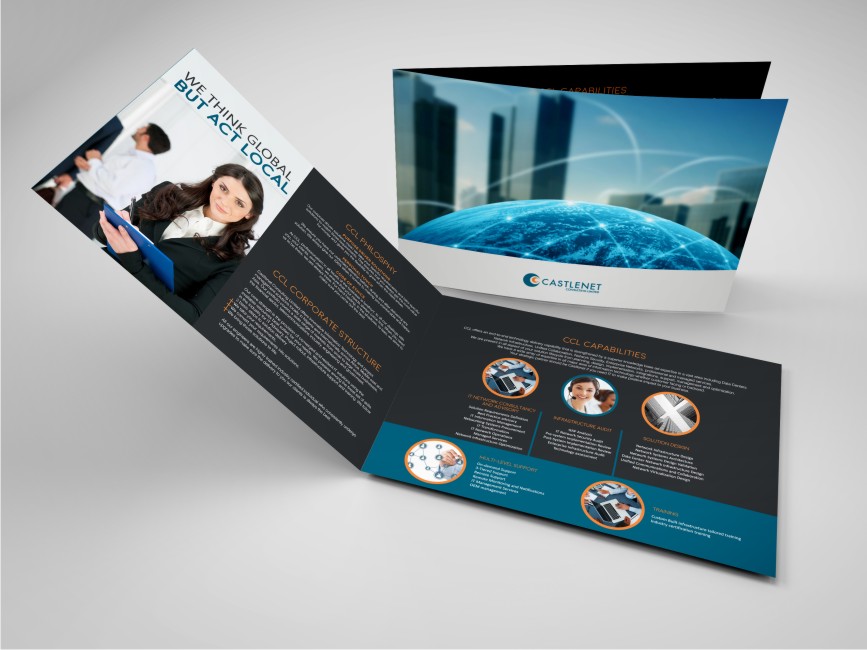 Brochure Design by hema dhawan for Castlenet Consulting Limited | Design #9760809