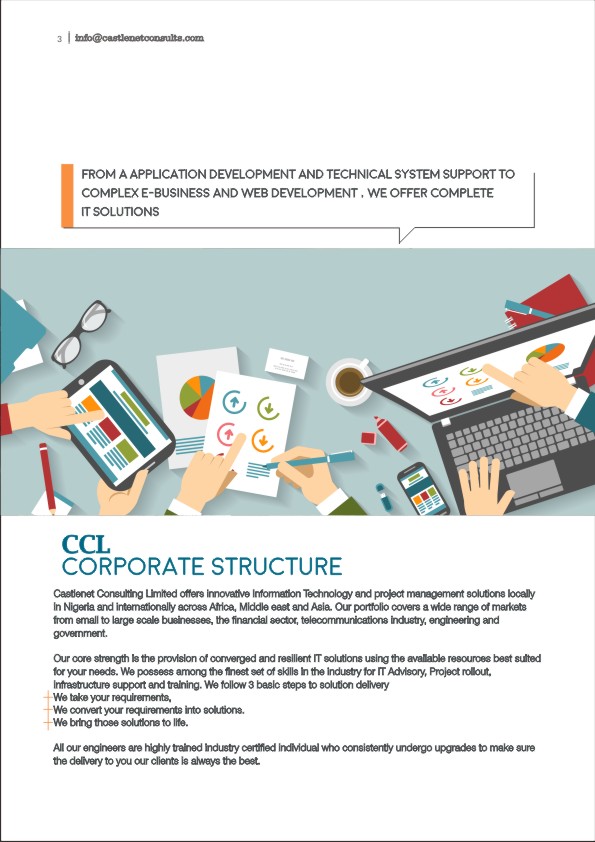Brochure Design by hema dhawan for Castlenet Consulting Limited | Design #9837165