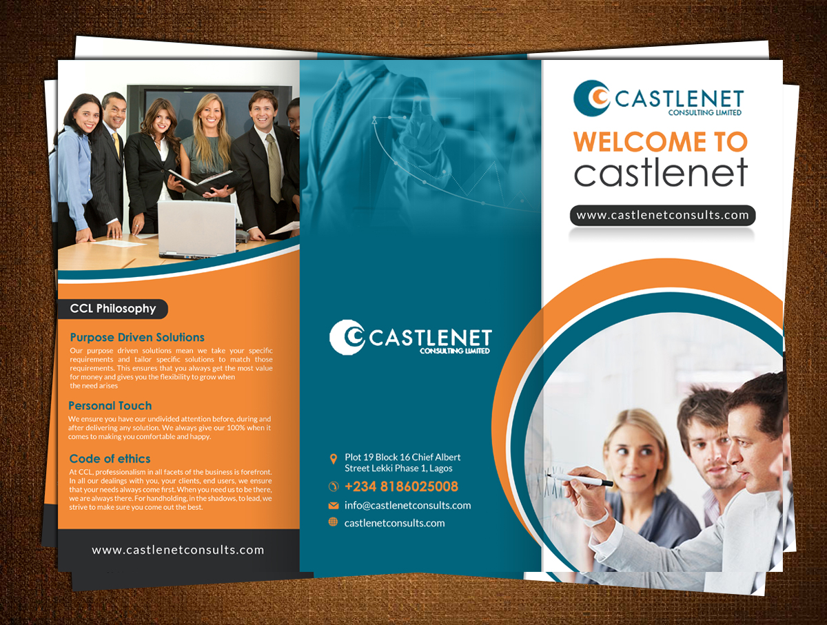 Brochure Design by creative.bugs for Castlenet Consulting Limited | Design #9598859
