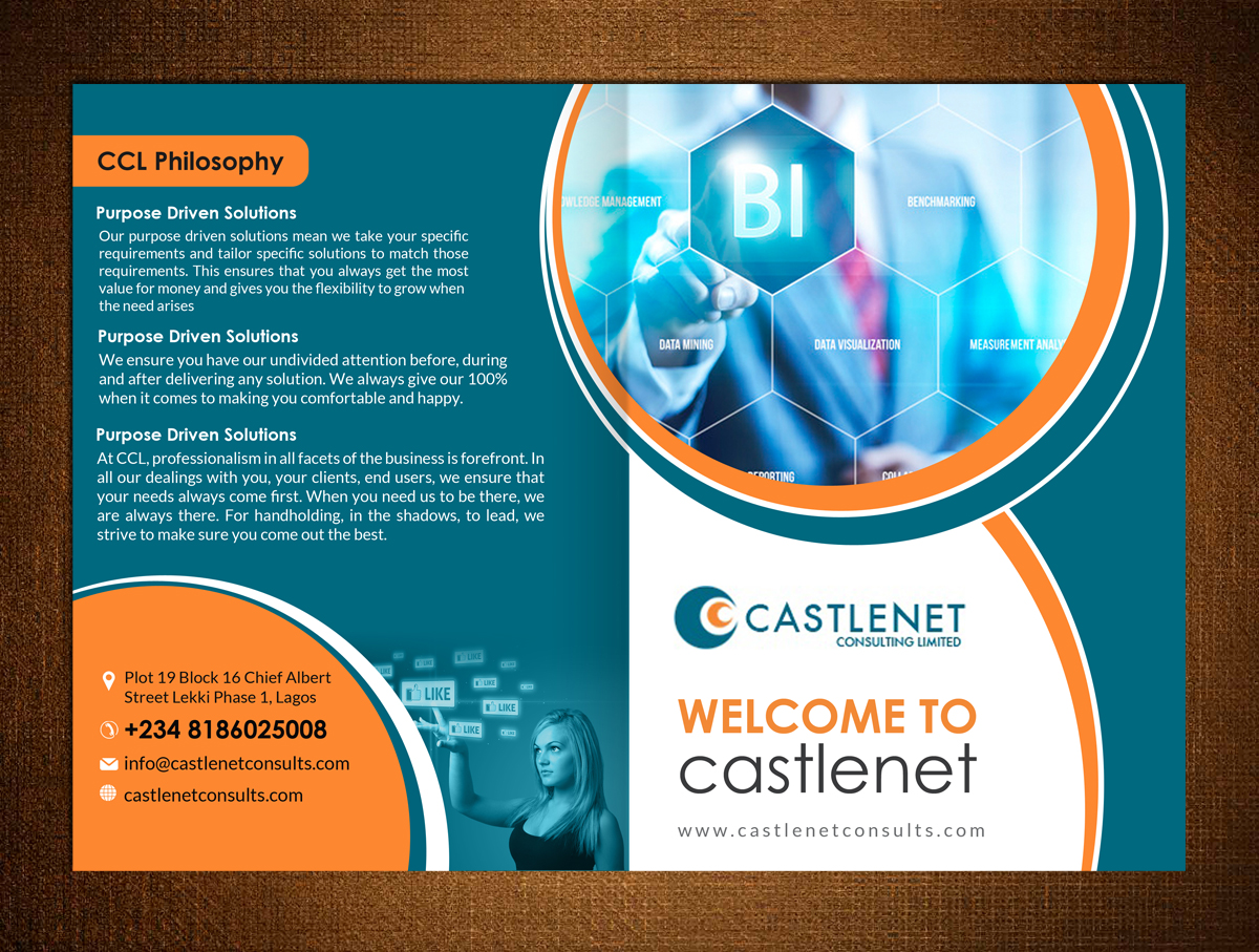 Brochure Design by creative.bugs for Castlenet Consulting Limited | Design #9619049