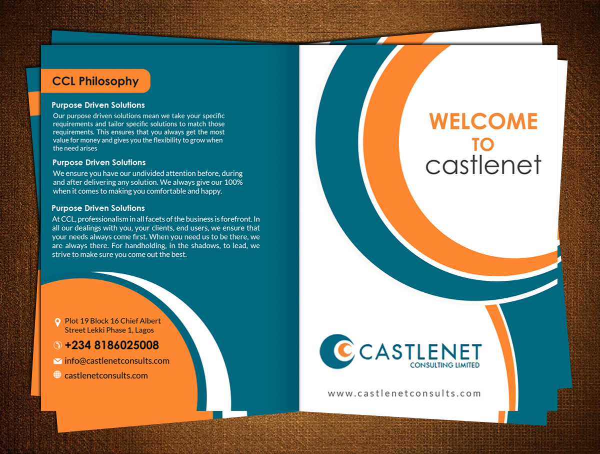 Broschüren-Design von creative.bugs für Castlenet Consulting Limited | Design #9673613