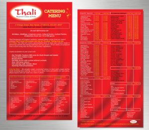 Postcard Design by AditiArts for Best Food Corp d/b/a Thali | Design: #9670969
