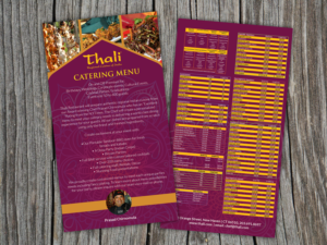 Postcard Design by Priyo Subarkah for Best Food Corp d/b/a Thali | Design: #9615890