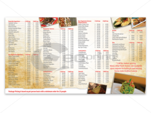 Postcard Design by Mon01 for Best Food Corp d/b/a Thali | Design: #9744154