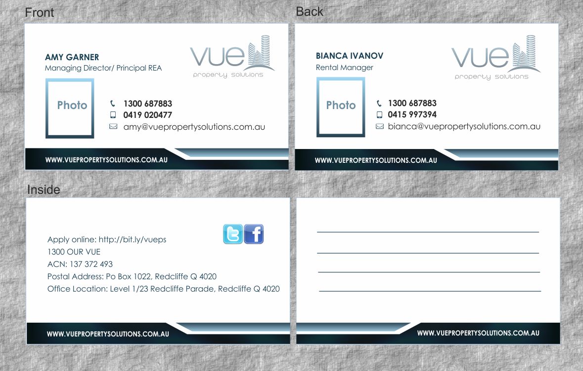 Business Card Design by IneseRo for this project | Design #2105501