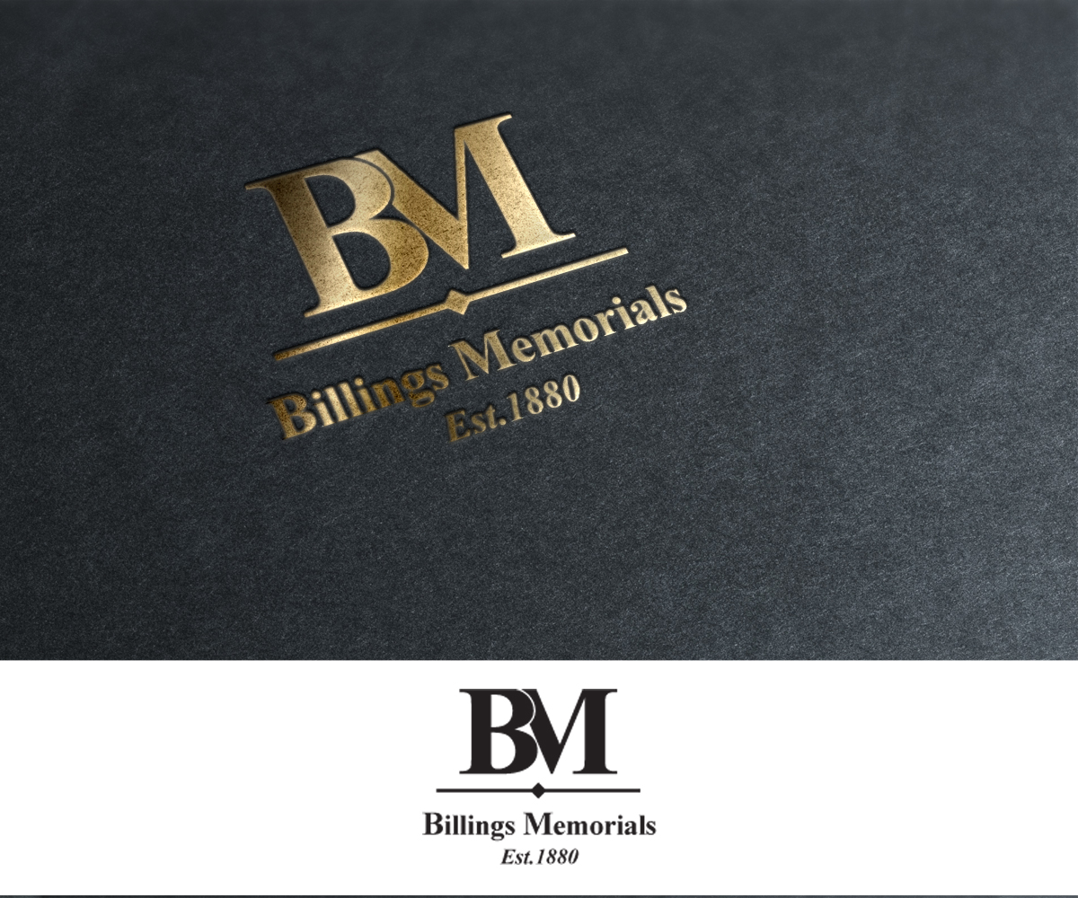 Diseño de Logo por gingko para Billings Memorials Inc | Diseño #2132373