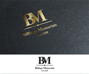 Logo Design by gingko for Billings Memorials Inc | Design: #2132373