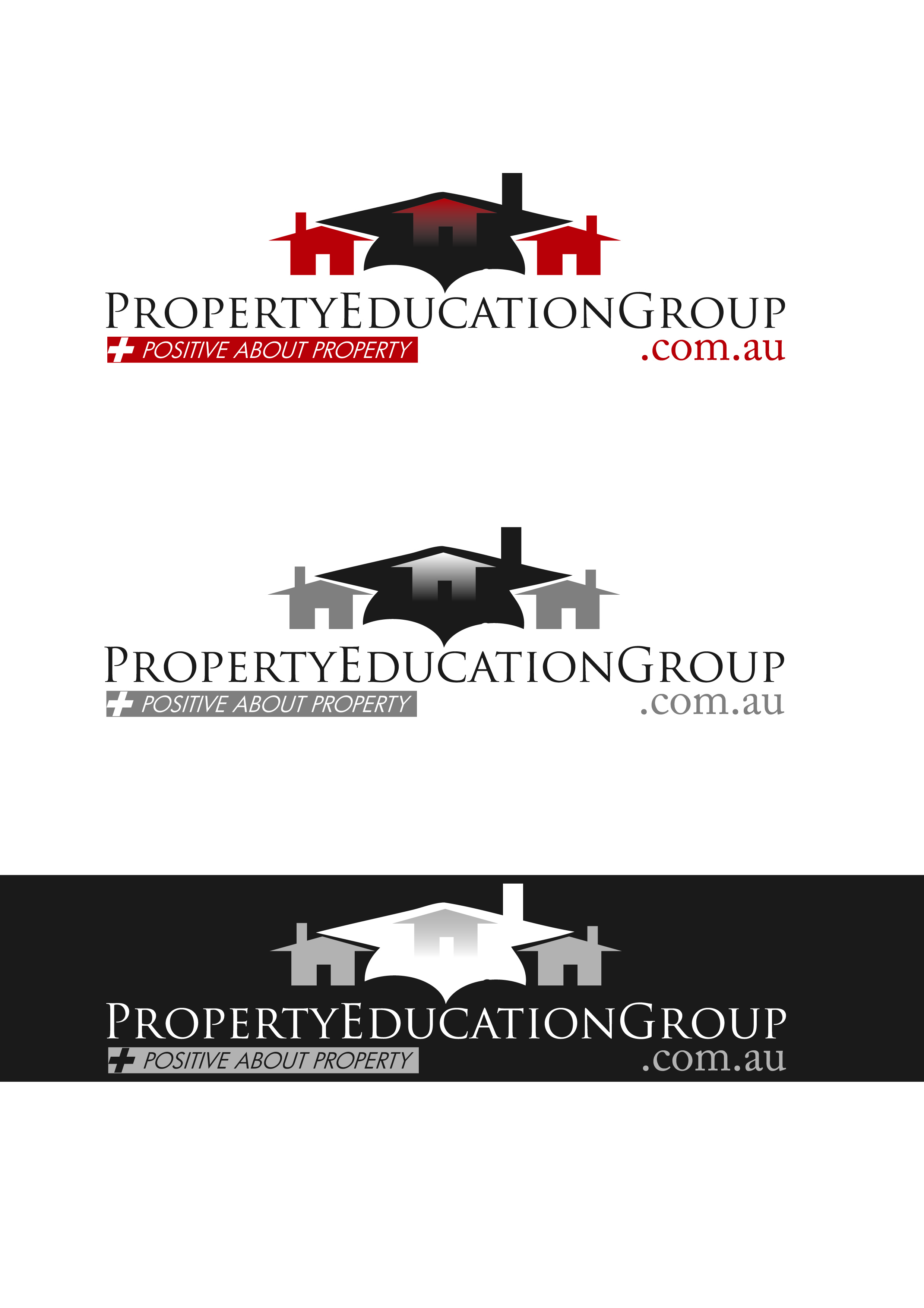 Logo Design by Electric Sparrow for PropertyEducationGroup.com.au | Design #17069