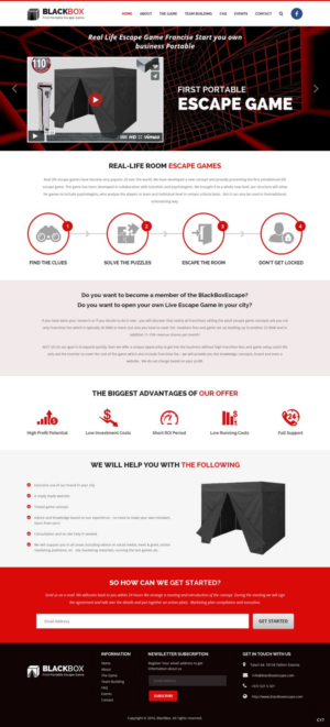 Web Design by pb for this project | Design: #9562469