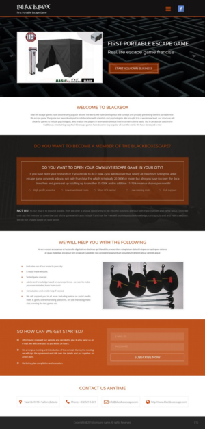 Web Design by pb for this project | Design: #9574062