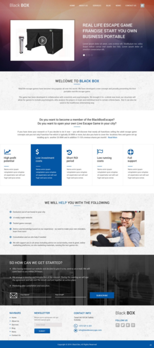 Web Design by pb for this project | Design: #9574063
