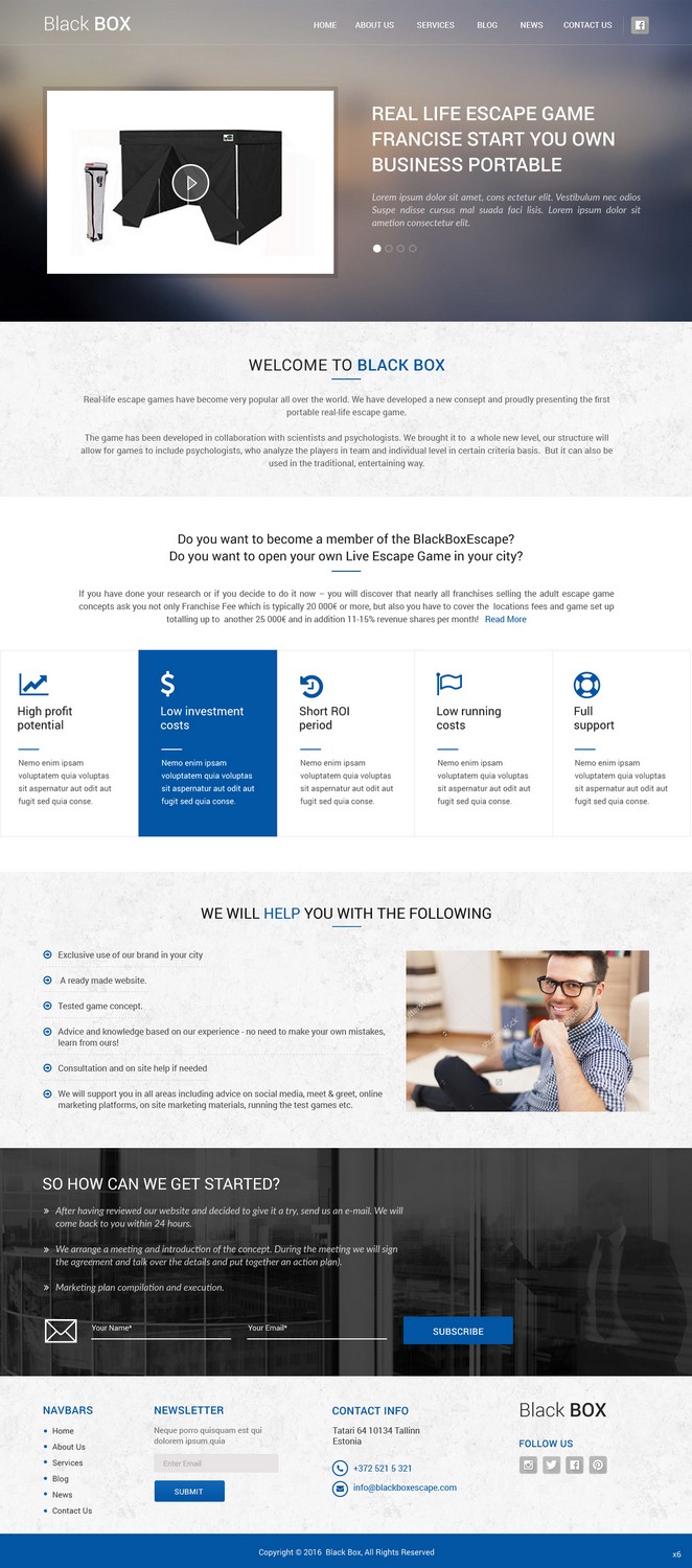 Web Design by pb for this project | Design #9574064