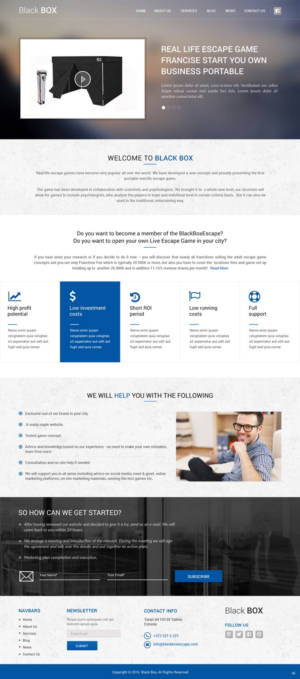 Web Design by pb for this project | Design: #9574064