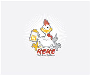 Logo Design by Harald Vasil for KeKe Chicken | Design #2120461