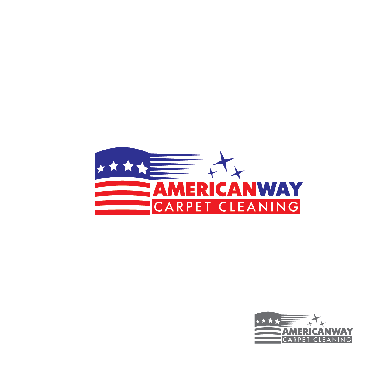 Diseño de Logo por KreatifNusantara para American Way Carpet Cleaning | Diseño #9814406
