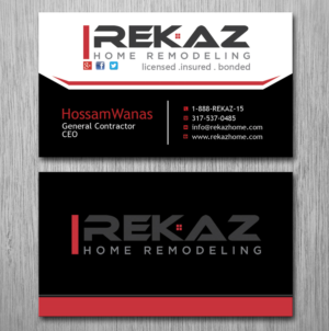 Diseño de Tarjeta de Presentación por Pixi Dust para rekaz llc | Diseño: #9563103