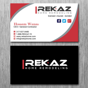 Diseño de Tarjeta de Presentación por Pixi Dust para rekaz llc | Diseño: #9563109