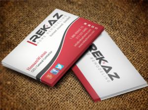 Design de Carte de Visite par Pixi Dust pour rekaz llc | Design : #9563114