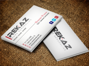 Design de Carte de Visite par Lanka Ama pour rekaz llc | Design : #9563131