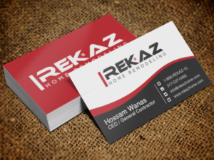 Design de Carte de Visite par Lanka Ama pour rekaz llc | Design : #9563168
