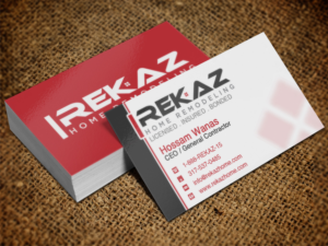 Design de Carte de Visite par Lanka Ama pour rekaz llc | Design : #9563172