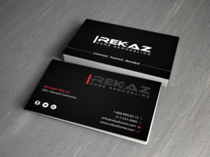 Diseño de Tarjeta de Presentación por Creations Box 2015 para rekaz llc | Diseño: #9581692