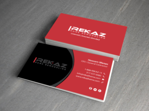 Diseño de Tarjeta de Presentación por Creations Box 2015 para rekaz llc | Diseño: #9581696