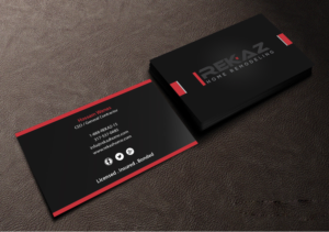 Diseño de Tarjeta de Presentación por Creations Box 2015 para rekaz llc | Diseño: #9581703