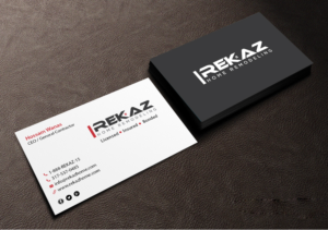 Diseño de Tarjeta de Presentación por Creations Box 2015 para rekaz llc | Diseño: #9581716