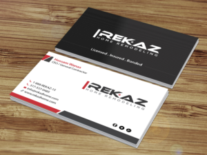 Diseño de Tarjeta de Presentación por Creations Box 2015 para rekaz llc | Diseño: #9581718