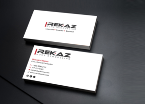 Diseño de Tarjeta de Presentación por Creations Box 2015 para rekaz llc | Diseño: #9581723