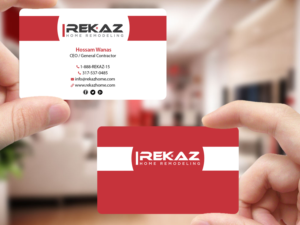 Diseño de Tarjeta de Presentación por Creations Box 2015 para rekaz llc | Diseño: #9581731